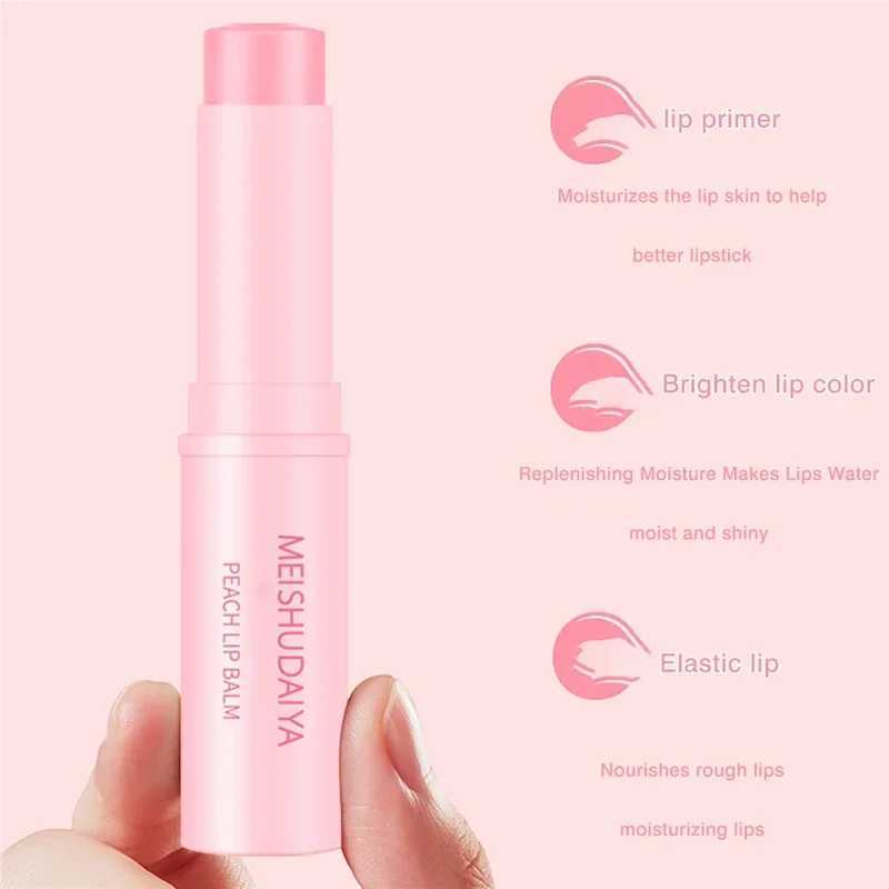 Peach lipstick Colorless long-lasting moisturizing lipstick Temperature change Color lipstick Anti drying moisturizing lipstick W240810
