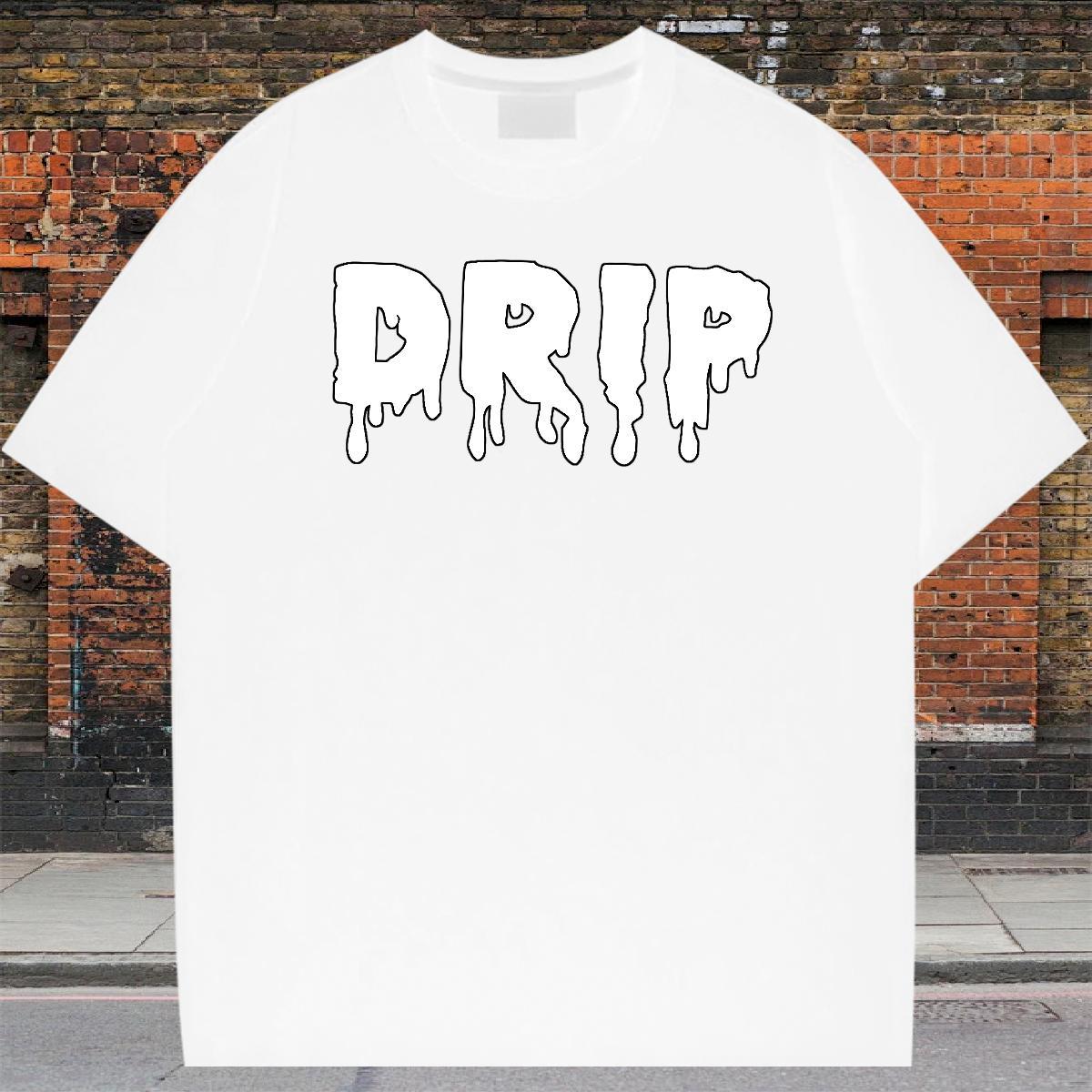 Classic Man T Shirts letter Tshirts 230g 100% Cotton Hip Hop Street Comfortable Plus Size Cartoon Crew Neck Breathable Tshirt for Man Woman