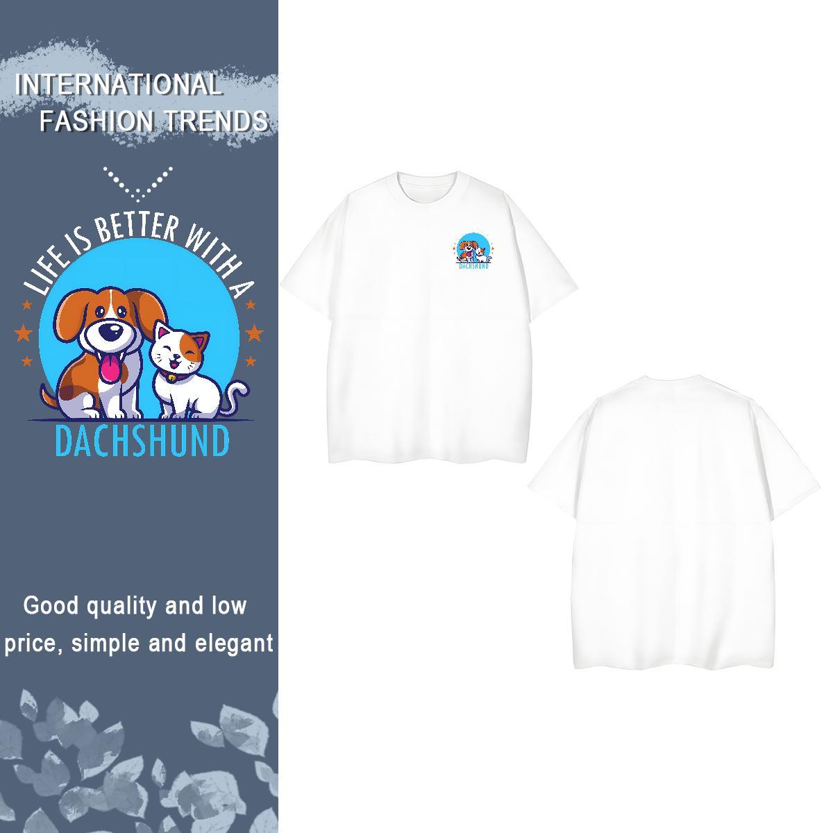Mens T Shirts 230g Cotton Street Wear Breathable Crew Neck DIY Printed Tshirt for Man Woman New Unisex Clothings