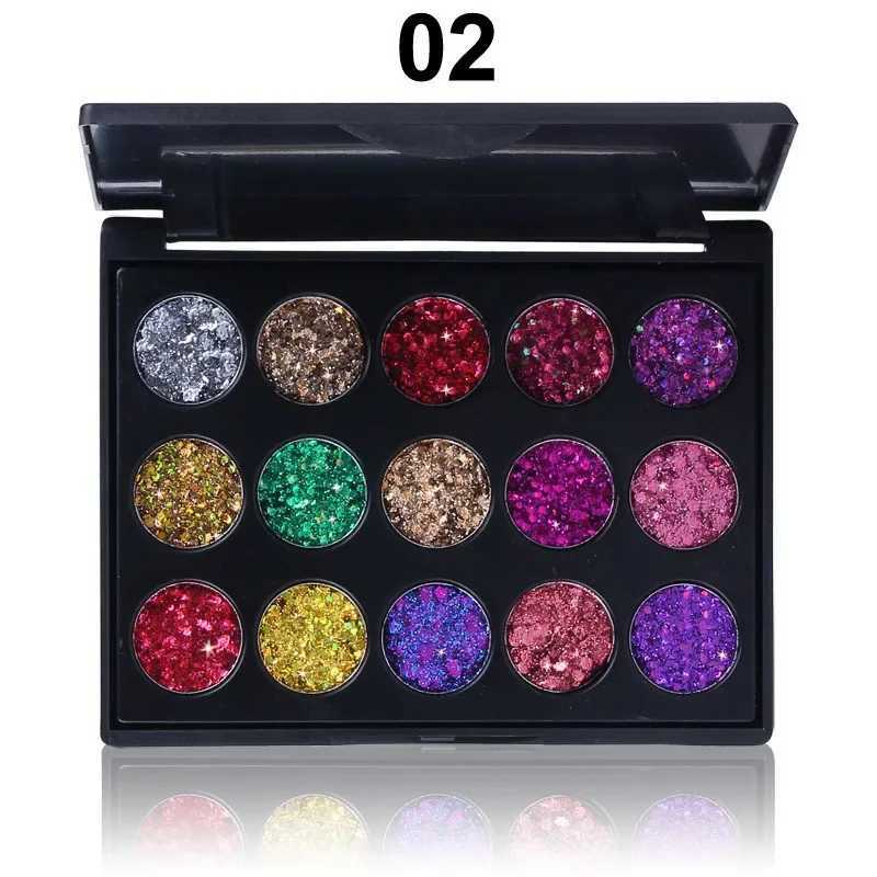 15 Color Glitter Eye Shadow Palette Pigment Professional Eye Makeup Palette Long-lasting Make Up Eyeshadow Palette MakeupW241212