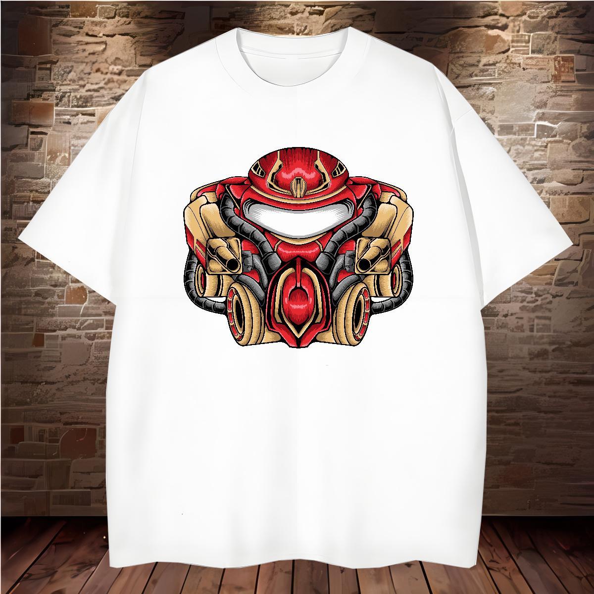 Comfortable Men Tees ET 230g Pure Cotton Spring Summer Breathable Crew Neck Men T Shirts DIY Anime Customized Tee Shirt