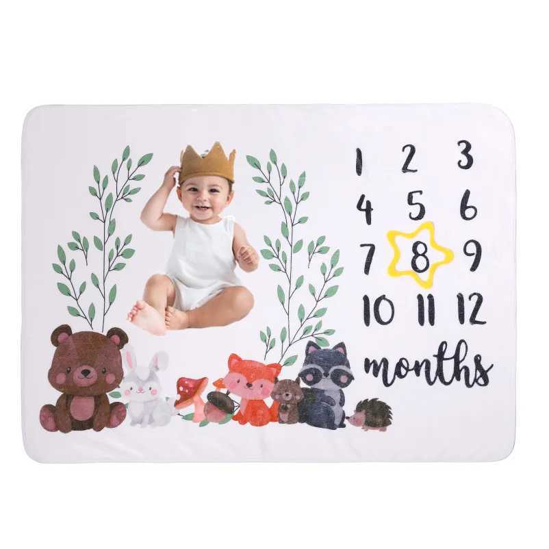 Premium Flannel Blanket for Baby Photography - Perfect Milestone Monthly Photoshoots AccessoriesW240810