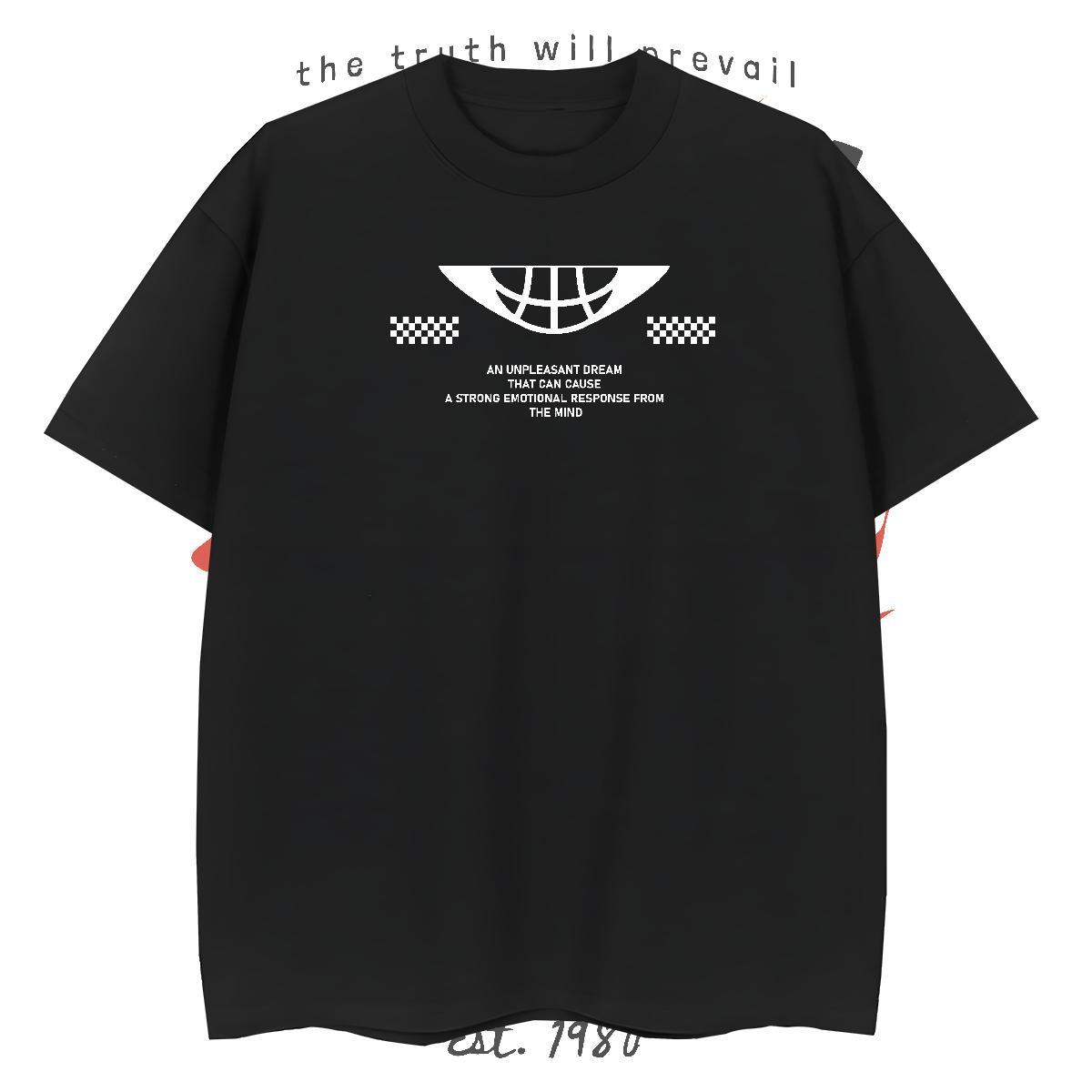 Free Shipping Tshirts letter 100% Cotton 230g Casual Breathable Crew Neck T-Shirts Custom Cartoon Fashion Designer Clothings