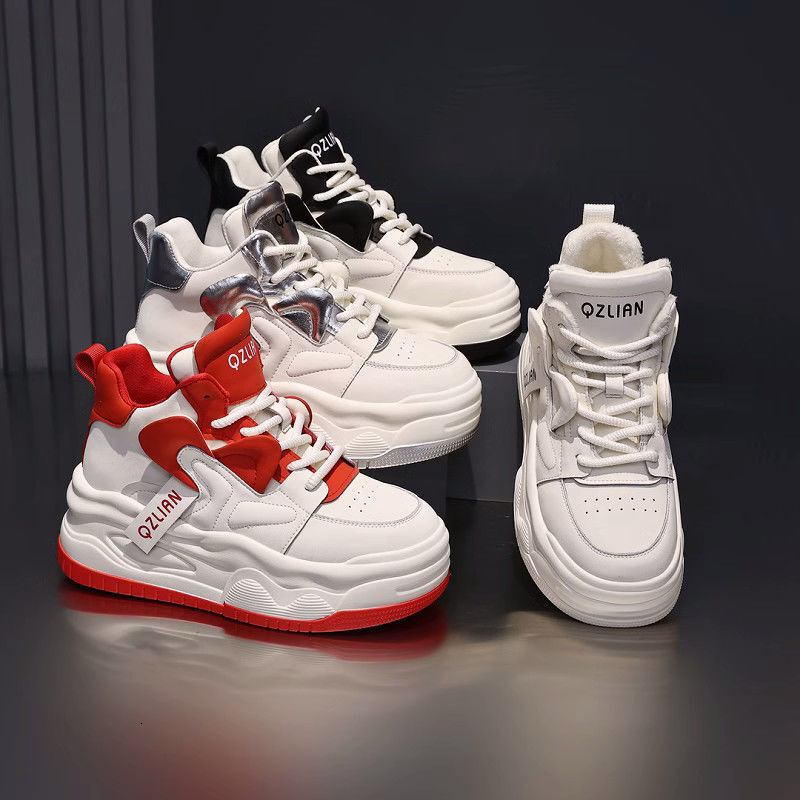 Ddmysports Eight Increase Cm Autumn Winter New Fashionable Thick Bottom Color Blocked Sports Versatile Casual Trendy Women S Shoes Outdoor