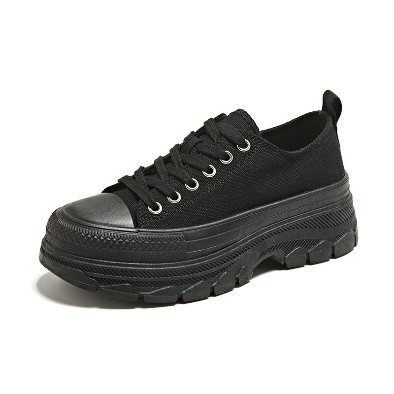 Ddmysports Instagram Trendy Korean Canvas Spring New Breathable Student Board Elevated Casual Shoes For Women BR Outdoor