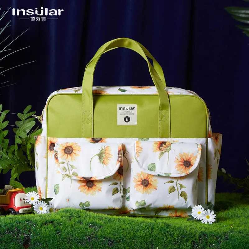 Baby urine bag waterproof mummy backpack large capacity messenger travel bag multifunctional pregnant baby stroller bag W240812
