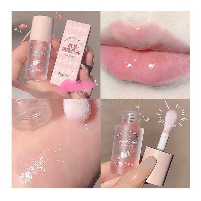 Crystal Jelly Lip Oil Plumping Hydrating Jelly Lip Gloss Lasting Moisturizing Transparent Lip Oil Balm Long Lasting Glow OilXJ240812