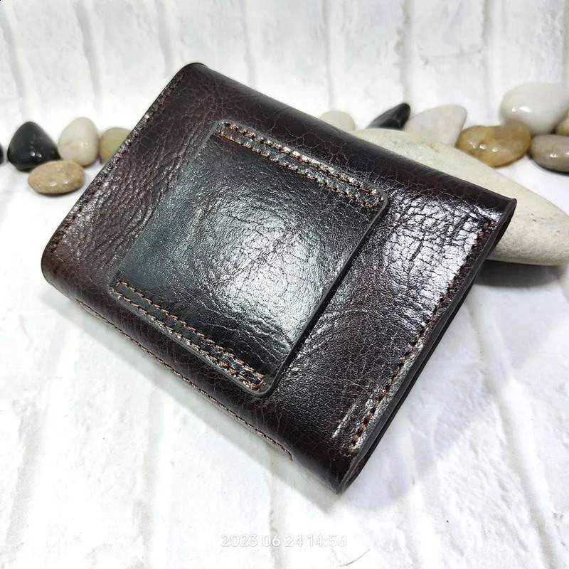 Blongk Zippered Waist Pack Leather Belt Bag Driver License Case Card Clip Wallet Coin Wallet Car Key Bag Men LBHD 240812