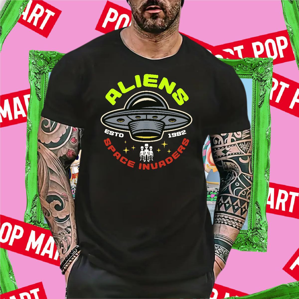 Unisex Men Clothes T-Shirt UFO 230g Cotton Hip Hop Breathable Short Sleeve T shirt DIY Printed New Designer Wear