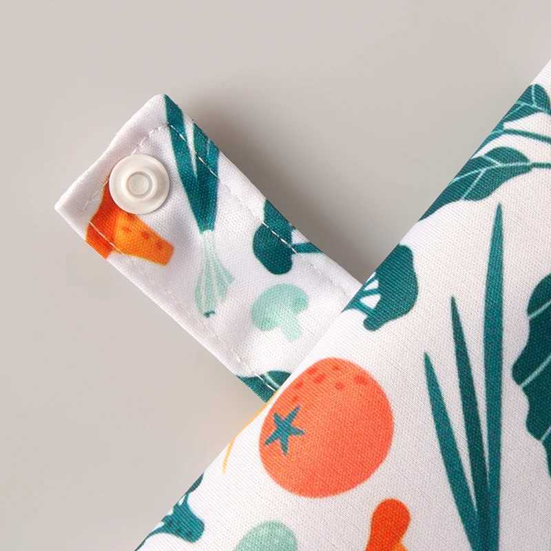 26 * 22cm wet dry storage bag waterproof travel beach swimming pool baby diapers pajamas buckle bag cute cartoon printed folding handbag W240812