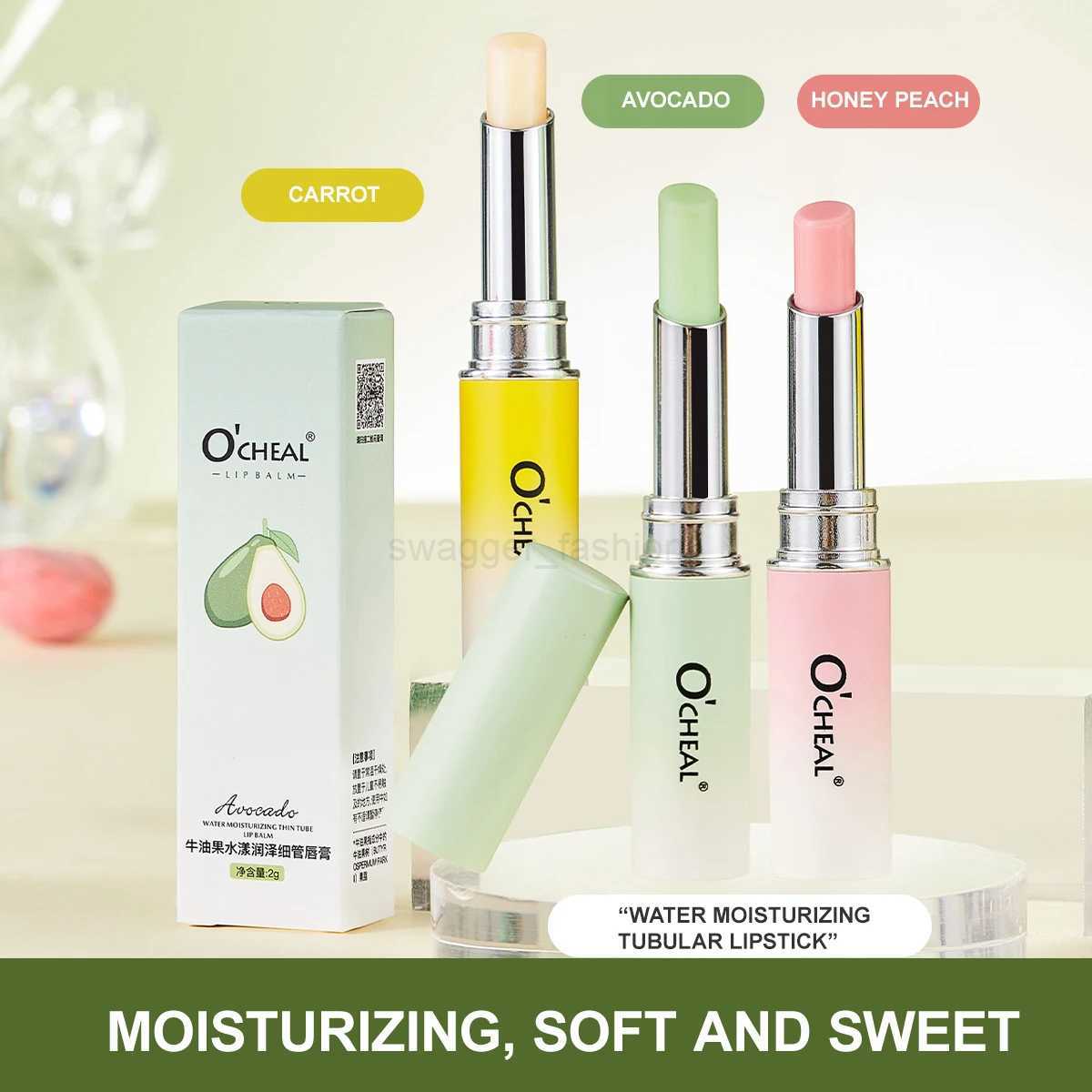 OCHEAL 3 Pcs Moisture Lip Balm Long Lasting Moisturizing Temperature Change Lipstick Anti Aging Repair Lips Mask Casual TypeXJ240812