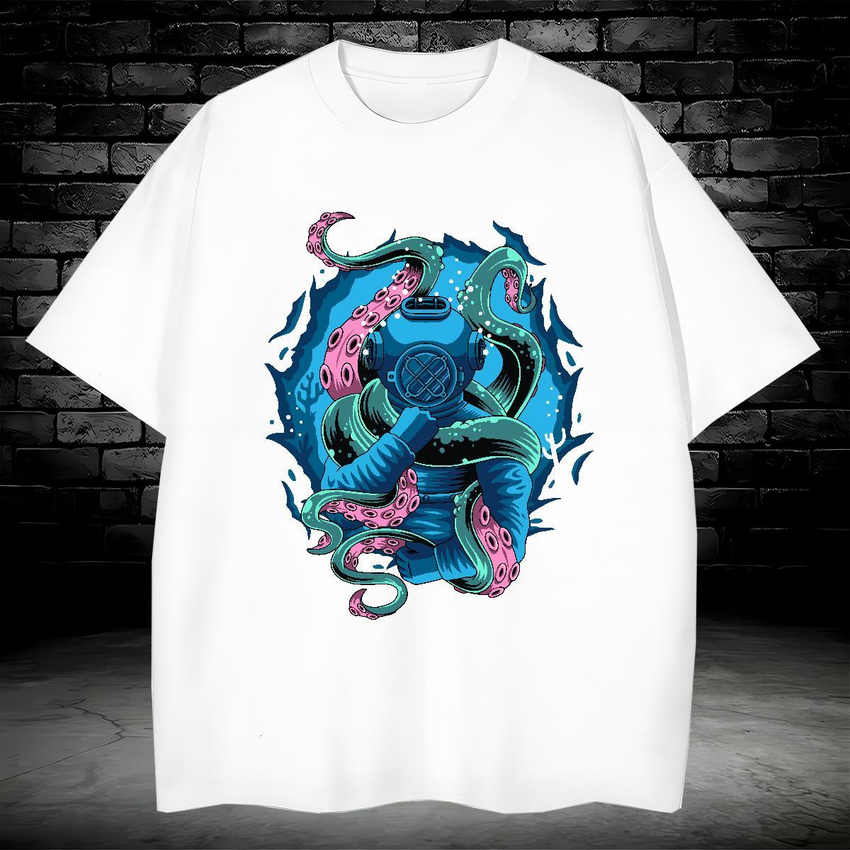 Loose Fit Men Tees ET 230g 100% Cotton Daily Outfit Breathable Short Sleeve T Shirts Men DIY Printed Factory Direct Tee Shirt