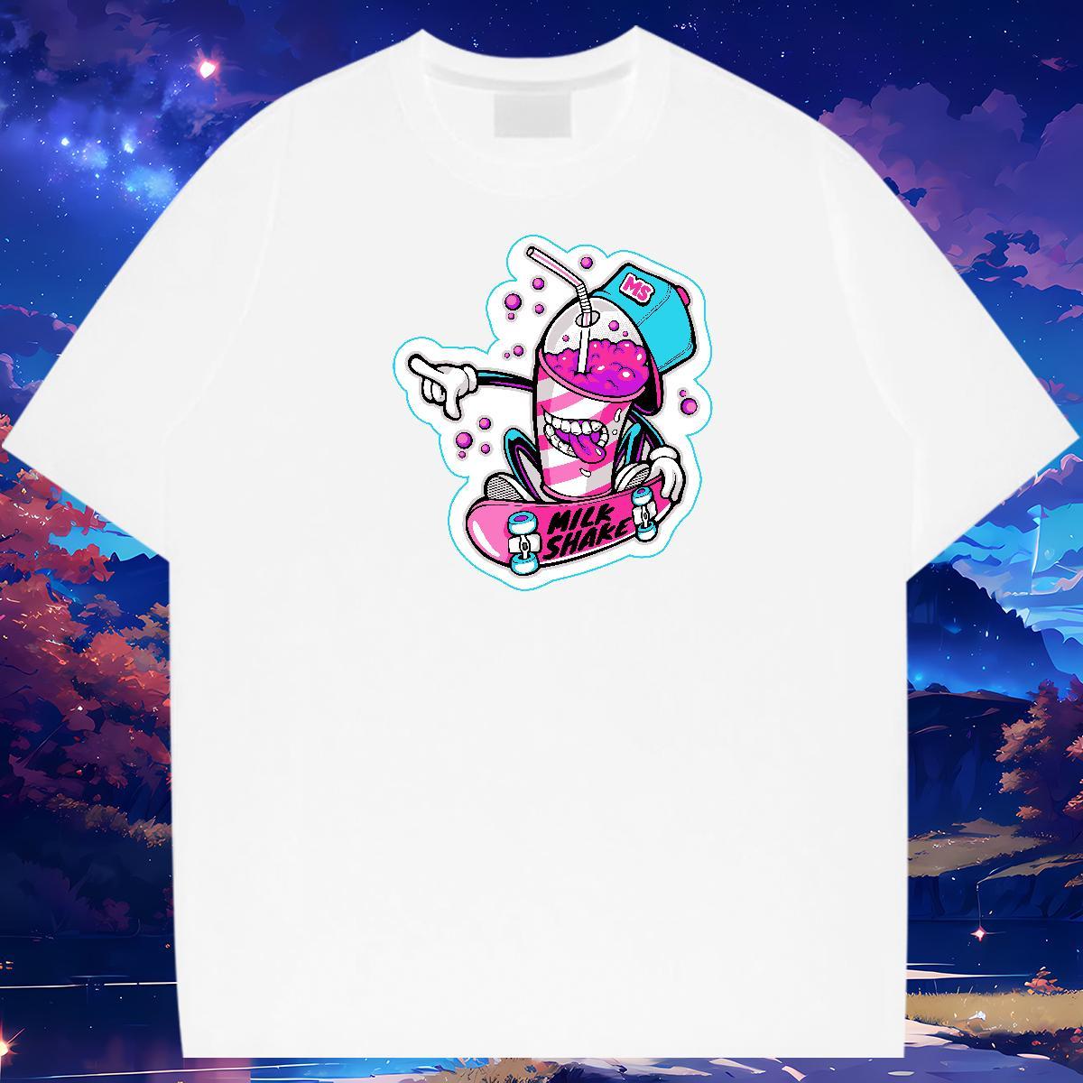 New Arrival T-Shirts for Men skateboarding Tops Shirt 230g 100% Cotton Street wear Hip Hop Popular Custom Printing Pure Cotton Men Tops Tees