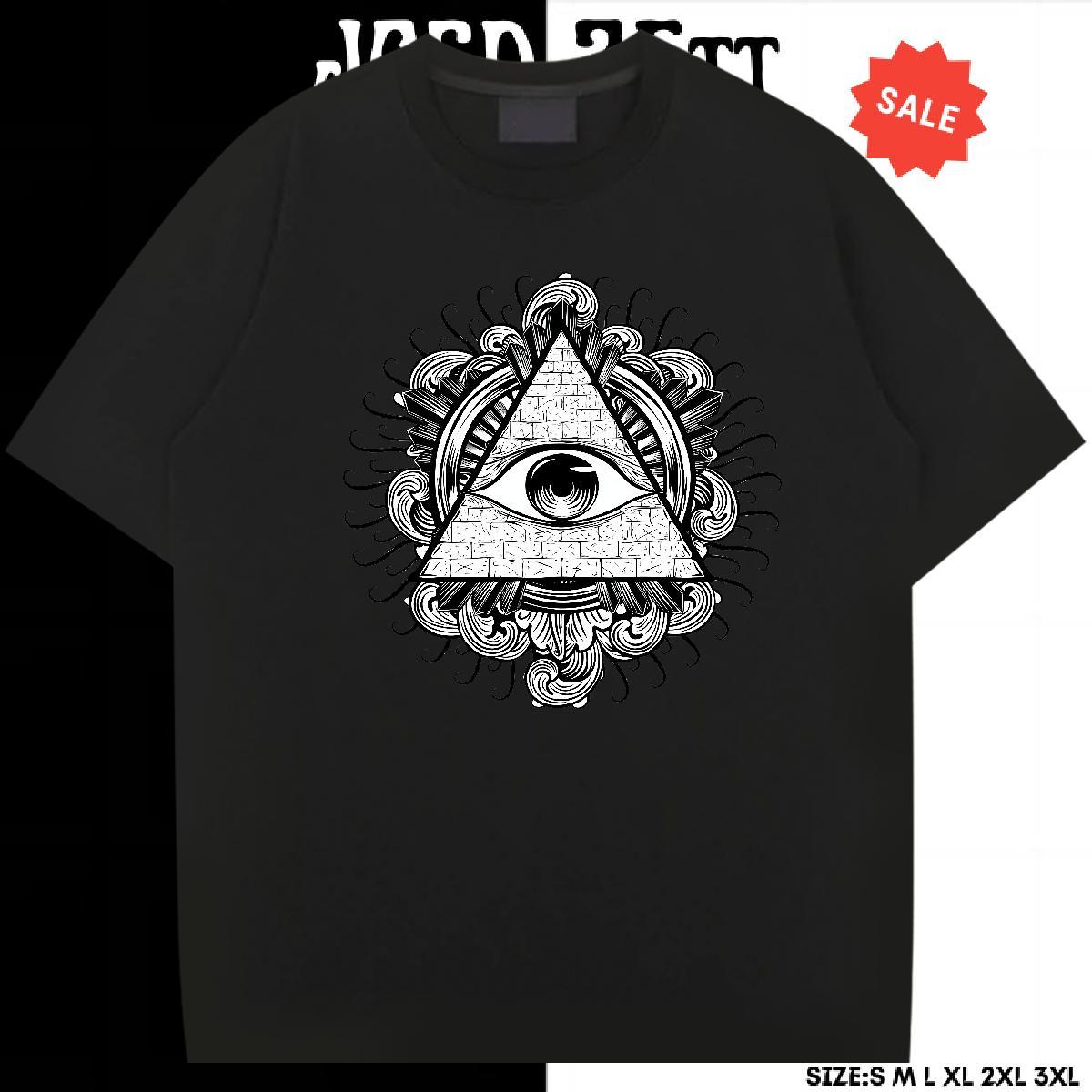 Designer Fashion T Shirts Men eye of the devil Tops Shirt 230g 100% Cotton Hip Hop Street Comfortable Floral Print Breathable Short Sleeve Tshirt for 