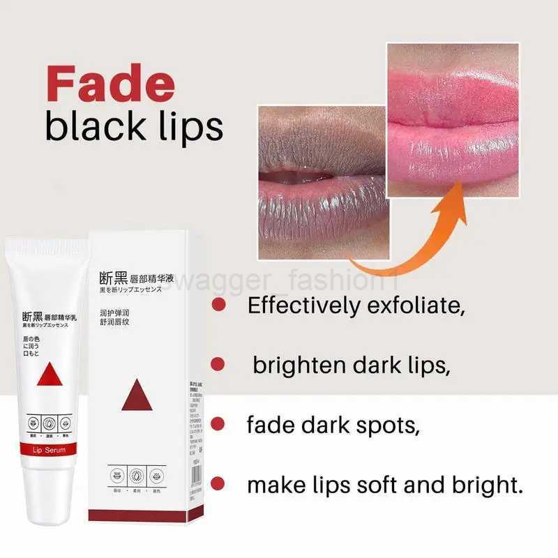 Reduce Lip Fine Lines Lip Balm Exfoliating Fade Black Lip Products Moisturizing Nourish Brighten Repair Lip Lines Care CosmeticsXJ240812