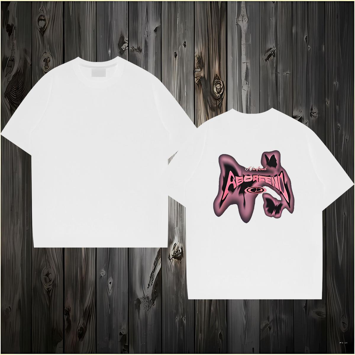 Wholesale Man T Shirts letter Tees 230g Pure Cotton Casual Beach Cool Design Graphic Short Sleeve O-Neck Mens Tshirts