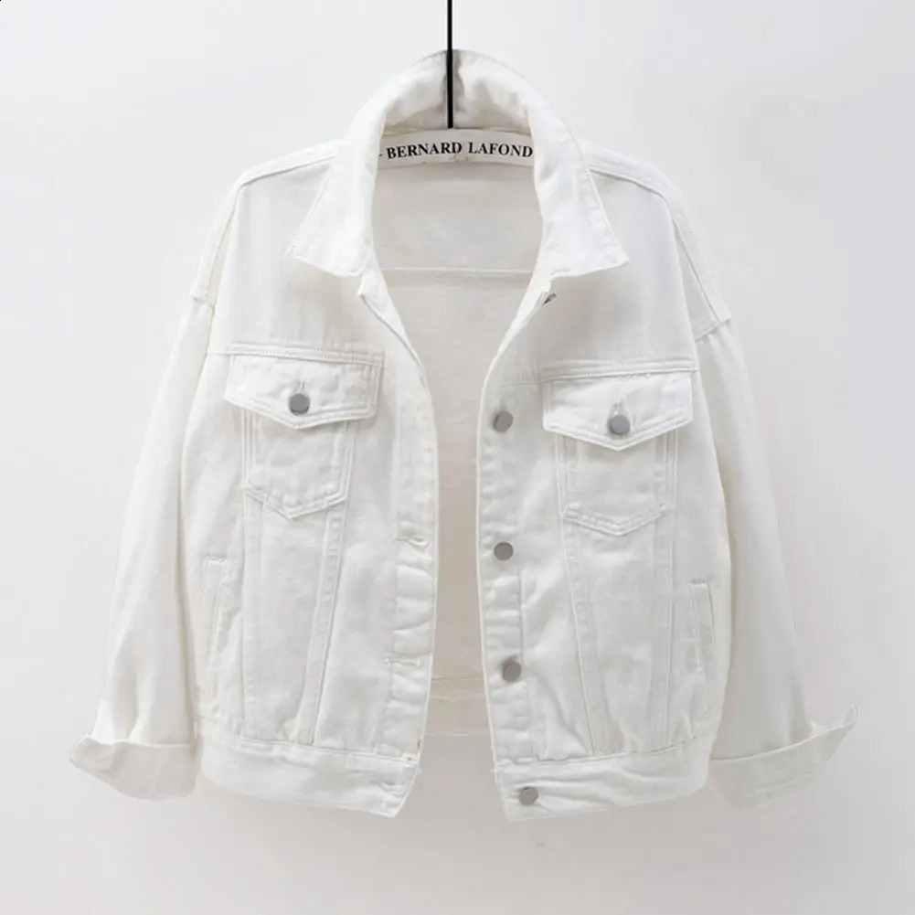 Classic Denim Jacket Women Jeans Jean Boyfriend Jackets for Women Oversize Loose Coat Veste Femme Purple White Yellow Mujer 240812cj