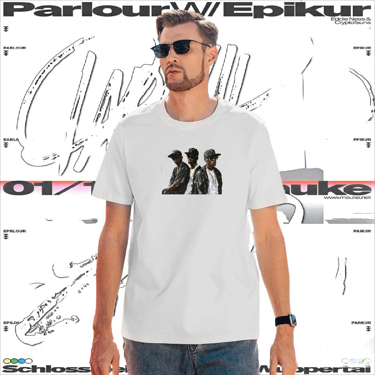 Stylist 230g Pure Cotton Men T Shirts Casual Daily Wear Men Tops Tees Tshirts Crew Neck Breathable Free Shipping Skull