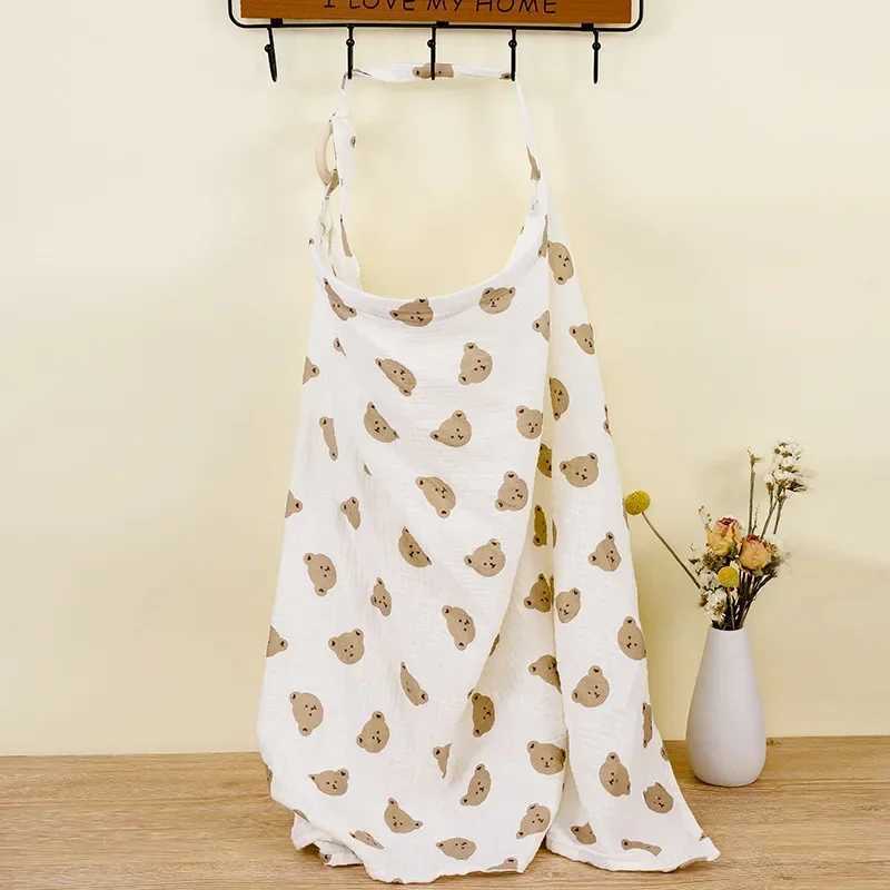 Breathable baby care cover pregnant woman feeding cover cotton plain weave baby feeding blanketW240810