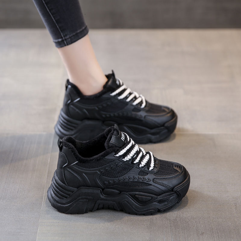 Ddmysports Soft Soled Lightweight Sports Internet Famous Tassel Waterproof Dad Shoes Women S Autumn And Winter New Versatile Casual Outdoor Shoes