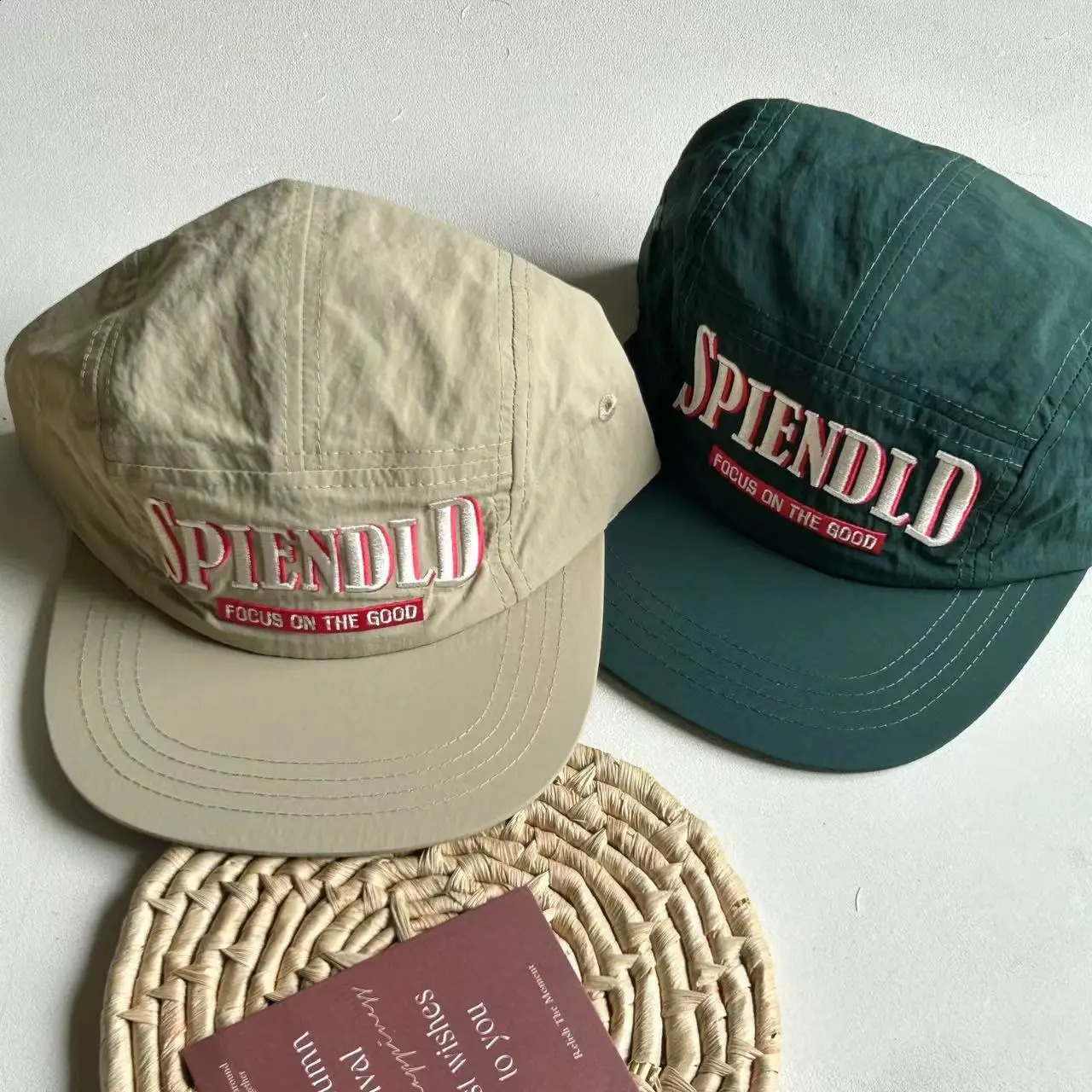 Summer quick drying hat 5panel baseball cap suitable for men women Cobra snap flat brick truck outdoor breathable sports 240812