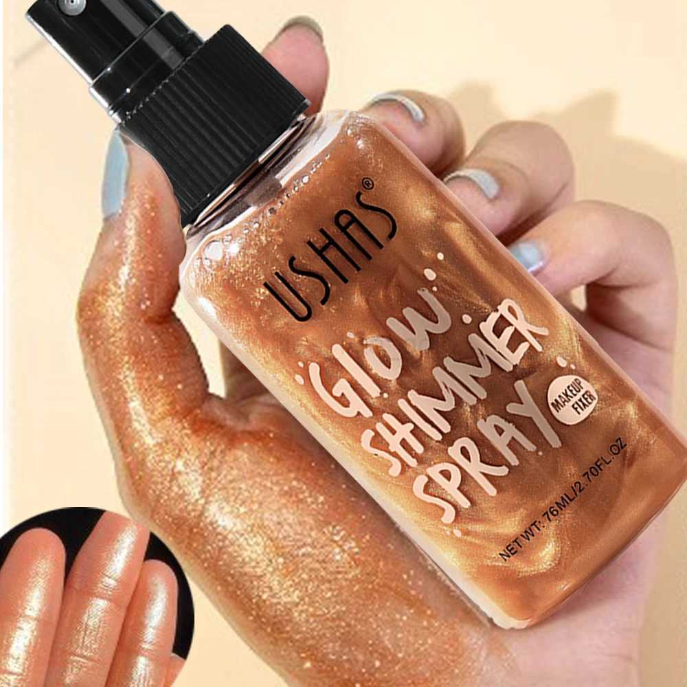 Body Glow Liquid Highlight 4 Colors Facial and Leg Contour Bright Illuminator Highlight Sparkling Mist Highlight Amazing Makeup W240812
