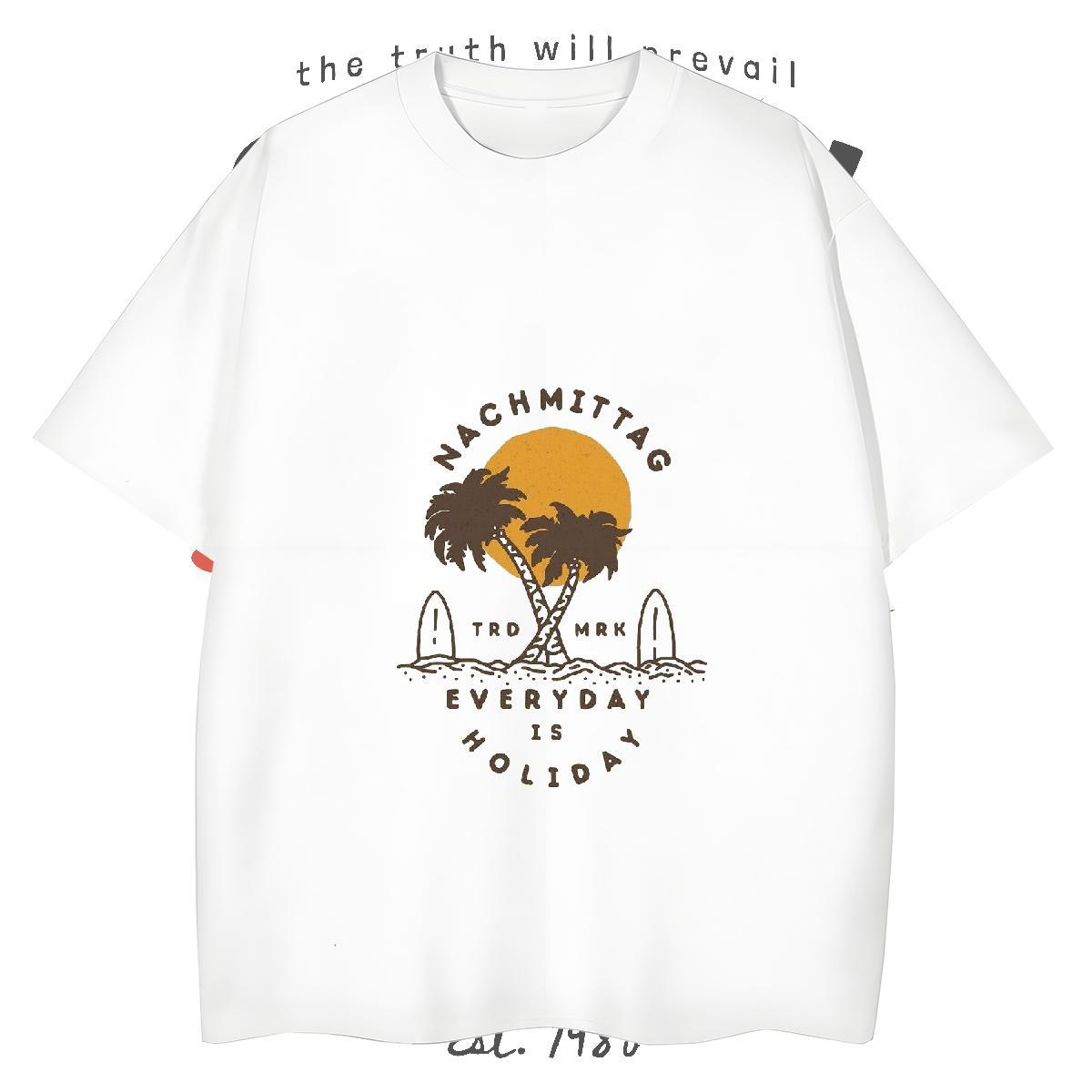 Designer Men Tshirts tree 230g Pure Cotton Home Outdoor O Neck Short Sleeves Mens T Shirts Customized 2024 Designer Polos