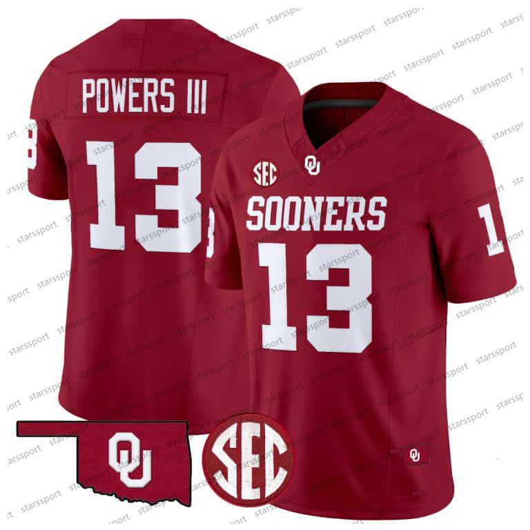 Hot Jackson Arnold Kyler Murray 2024 Oklahoma Sooners Football Jersey CeeDee Lamb Baker Mayfield Gavin Sawchuk Nic Anderson Jayden Gibson Andrel Antho