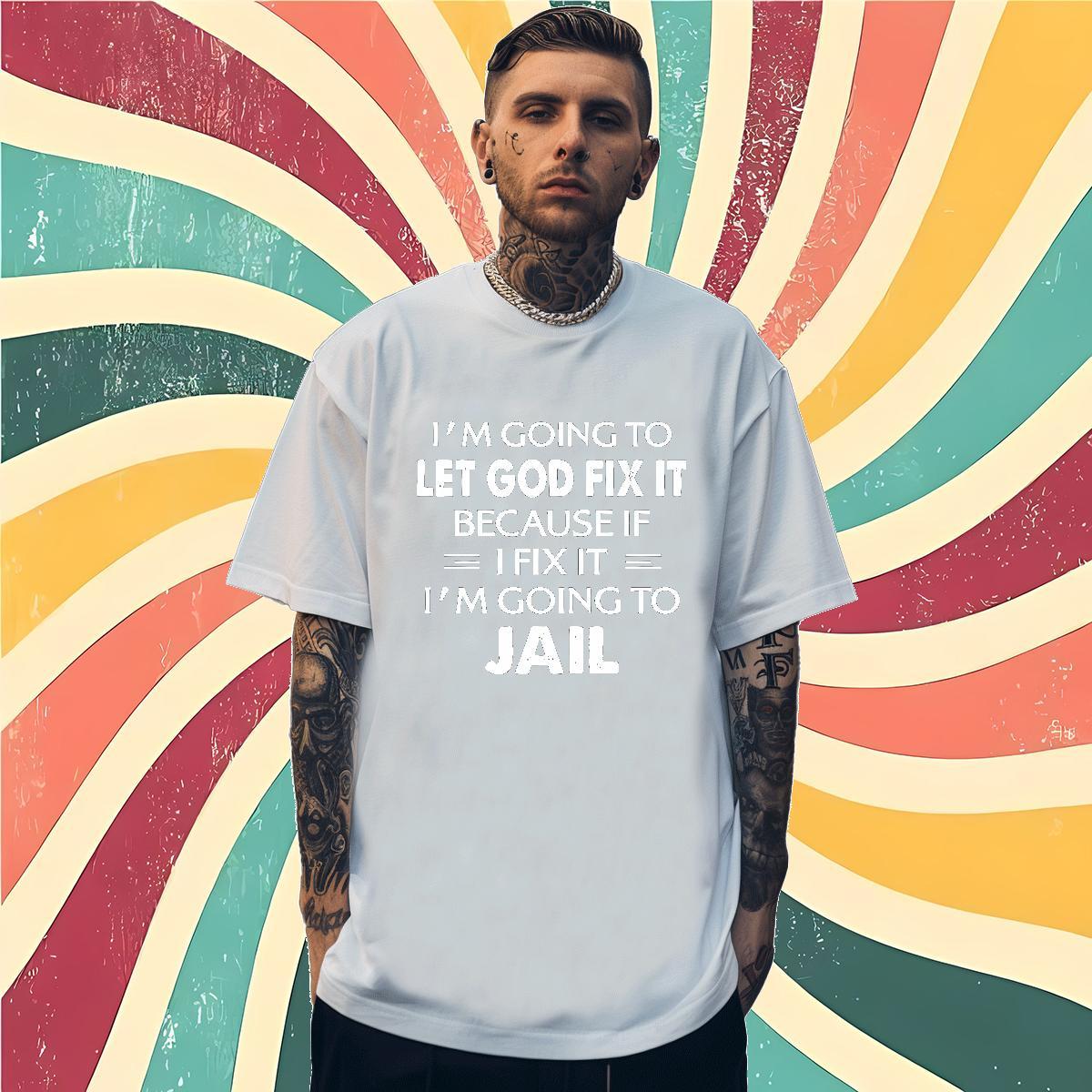 Comfortable Men Clothes T-Shirt letter 230g 100% Cotton Sport Breathable Short Sleeve T Shirts Men Cartoon Printing L-4XL 2024 New Tees