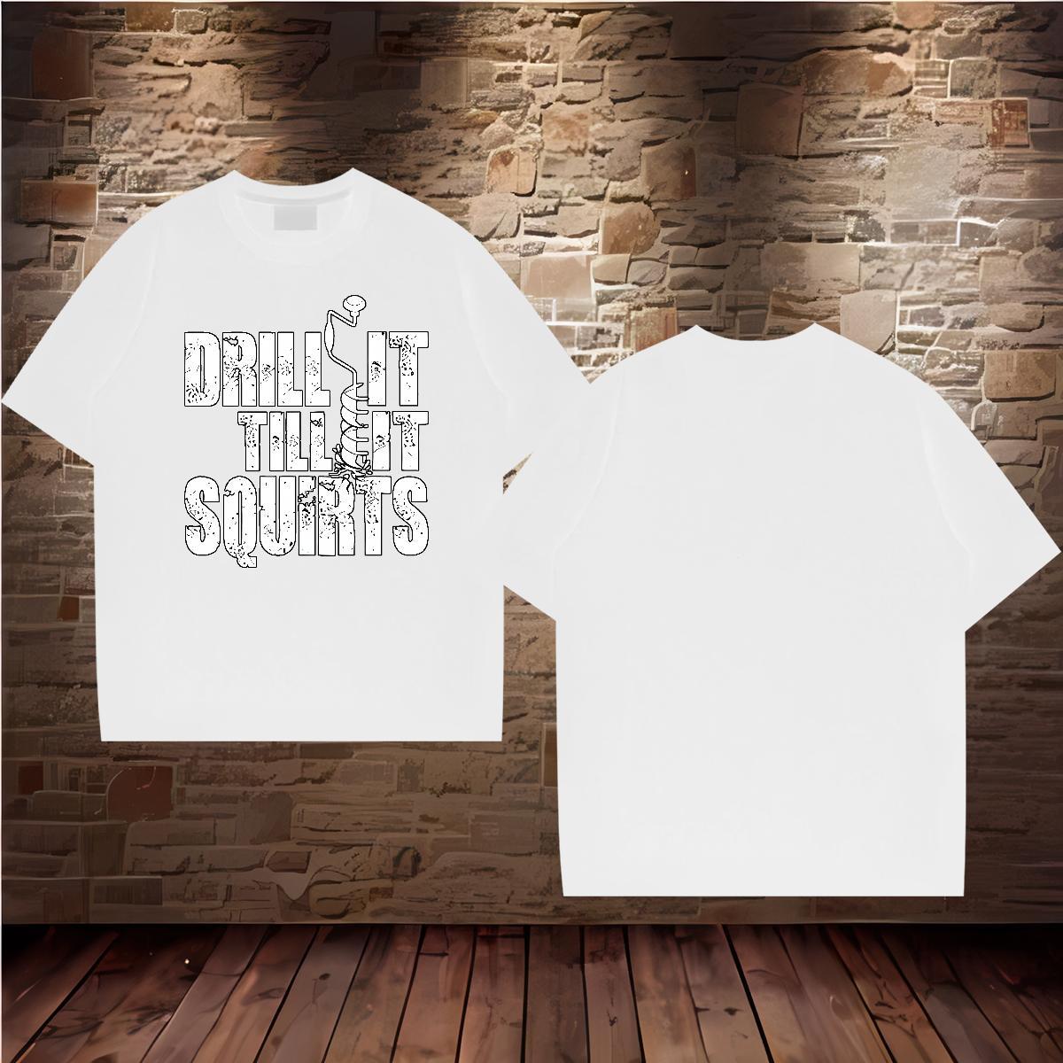 Unisex Tshirts letter 100% Cotton 230g High Street Hip Hop Pure Cotton T Shirt For Man Anime Print Casual New Clothes