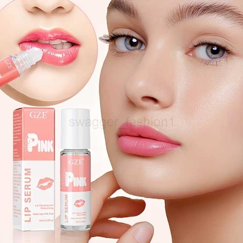 GZE Pink Lip Serum Color Change Lip Gloss Moisturizing Nourishing Liquid Lipstick Magic Lip Serum Change ColorXJ240812
