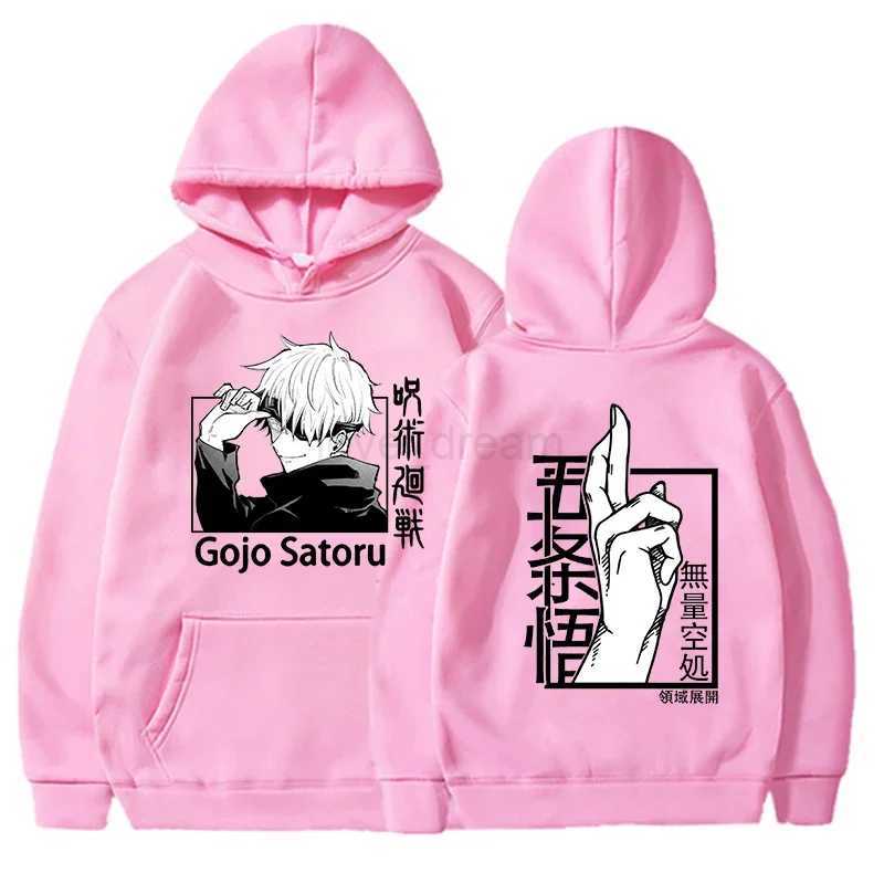 New Fashion Hoodies Funny Satoru Gojo Printing Hoodie Harajuku Sweatshirts Women Men Anime Long Sleeve ClothesXJ240812