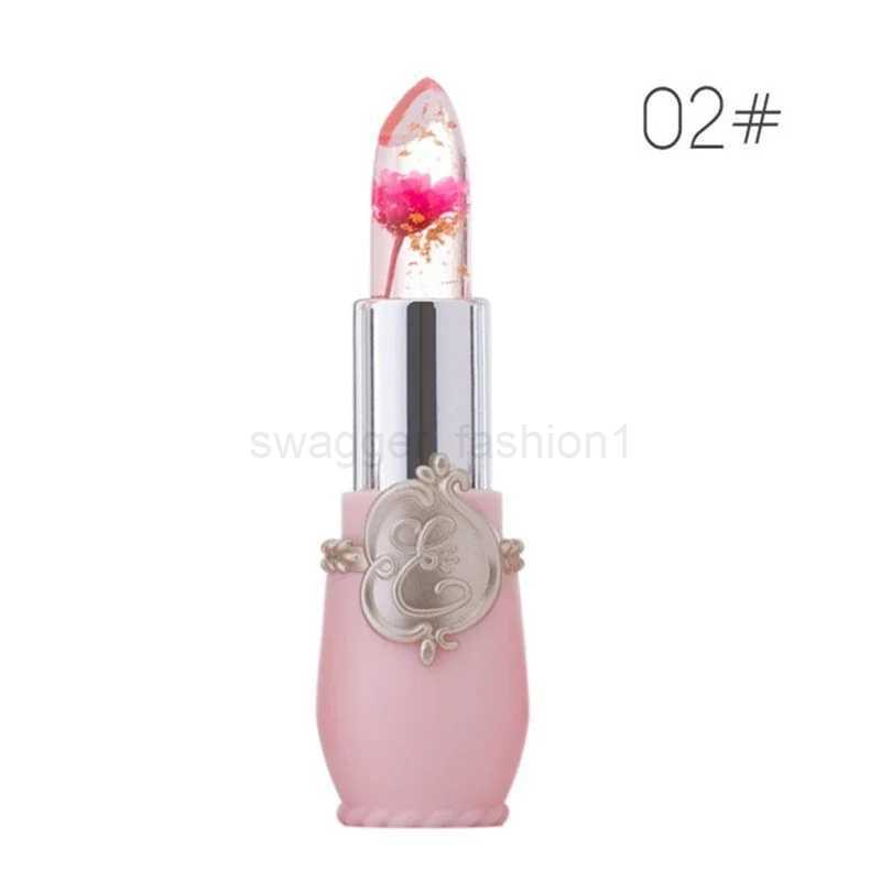 Moisturizer Lip Gloss Transparent Jelly Flower Lipstick Temperature Color Change Waterproof Makeup Lip Balm Cosmetic Makeup ToolXJ240812