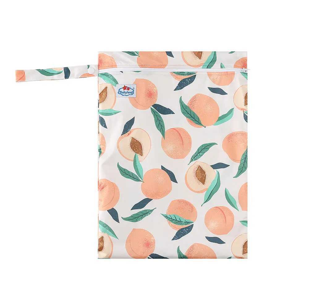 1 printed bag zipper wet bag waterproof reusable sleeping bag PUL travel baby sleeping bag mini size wet dry bag 30x40cm W240812