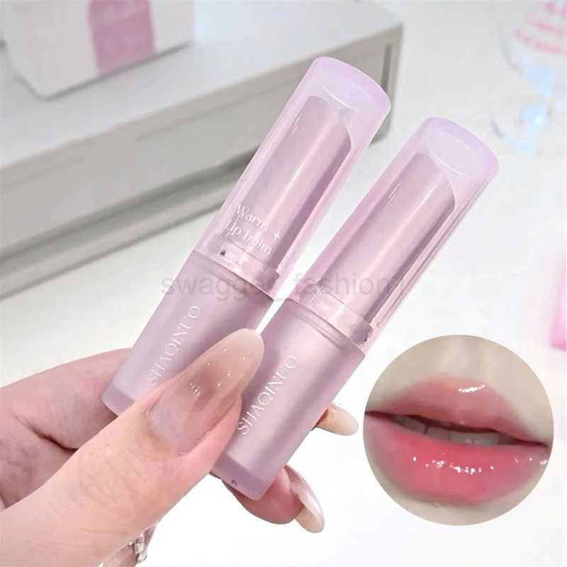 1pc Warm Change Lip Balm Moisturizing Anti-dry Lips Balm Easy To Carry Anti-cracking Lipstick Colored Lip Tint Makeup Lip GlossXJ240812