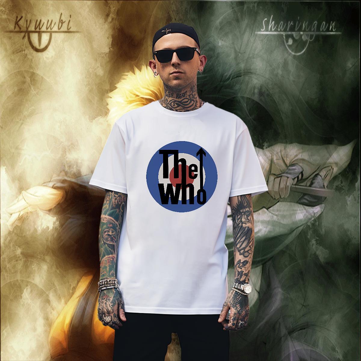 Fashion 230g Cotton T-Shirts Street Casual Mens Tshirts Polos Pure Cotton Free Shipping Custom Anime