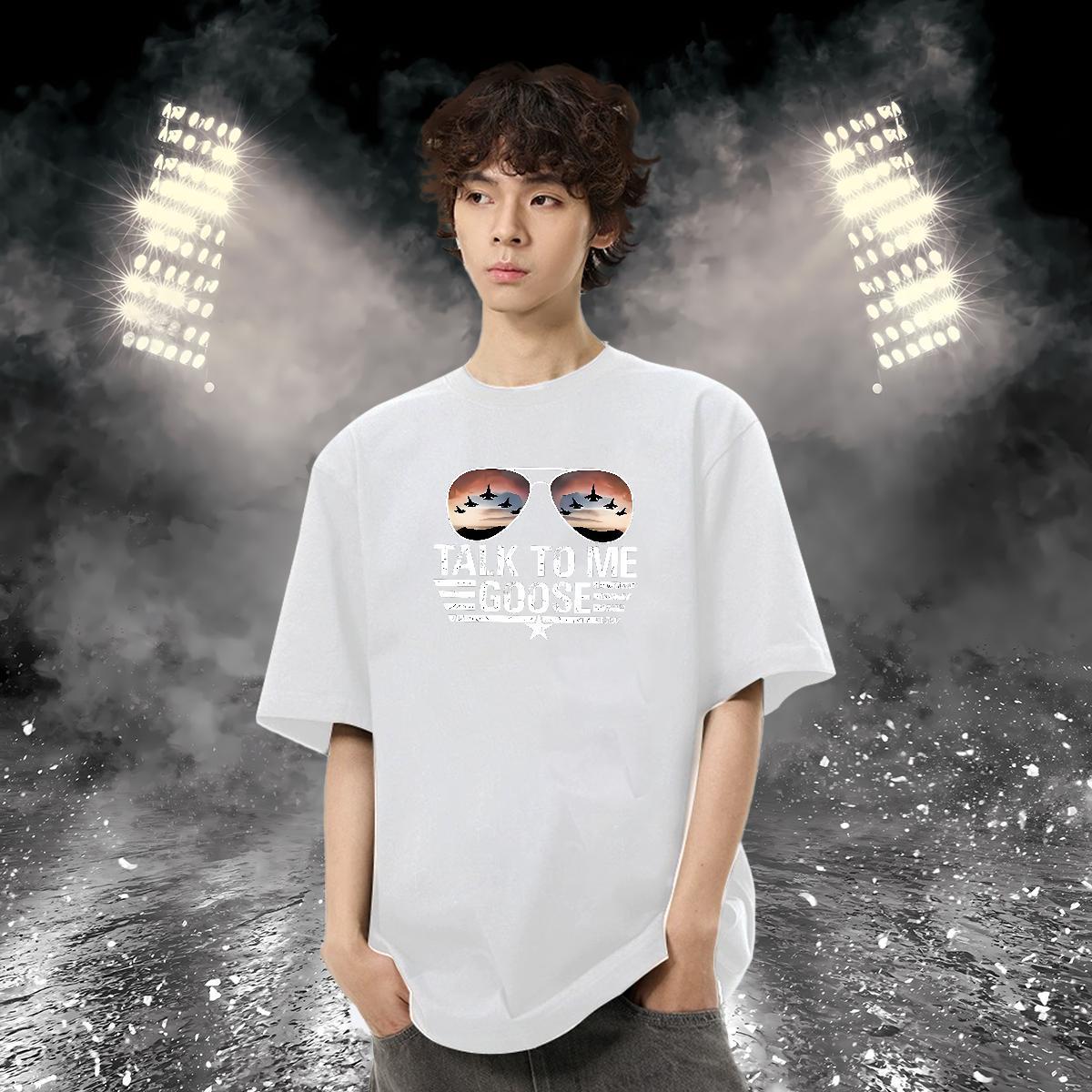 Stylist T Shirts Men letter Clothes 230g Cotton Home Outdoor Brand Asian Size Breathable Short Sleeve Men Tops Tees