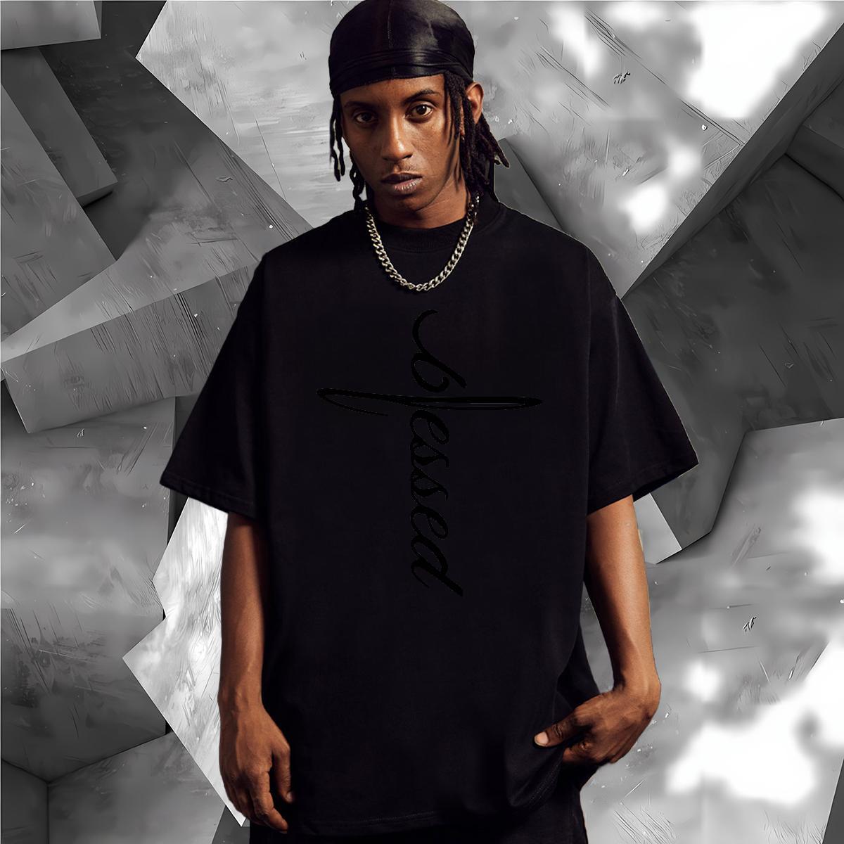 Custom Man T Shirts letter Tees Shirts 230g Pure Cotton Street Casual High Quality DIY Breathable Tshirt for Man Woman