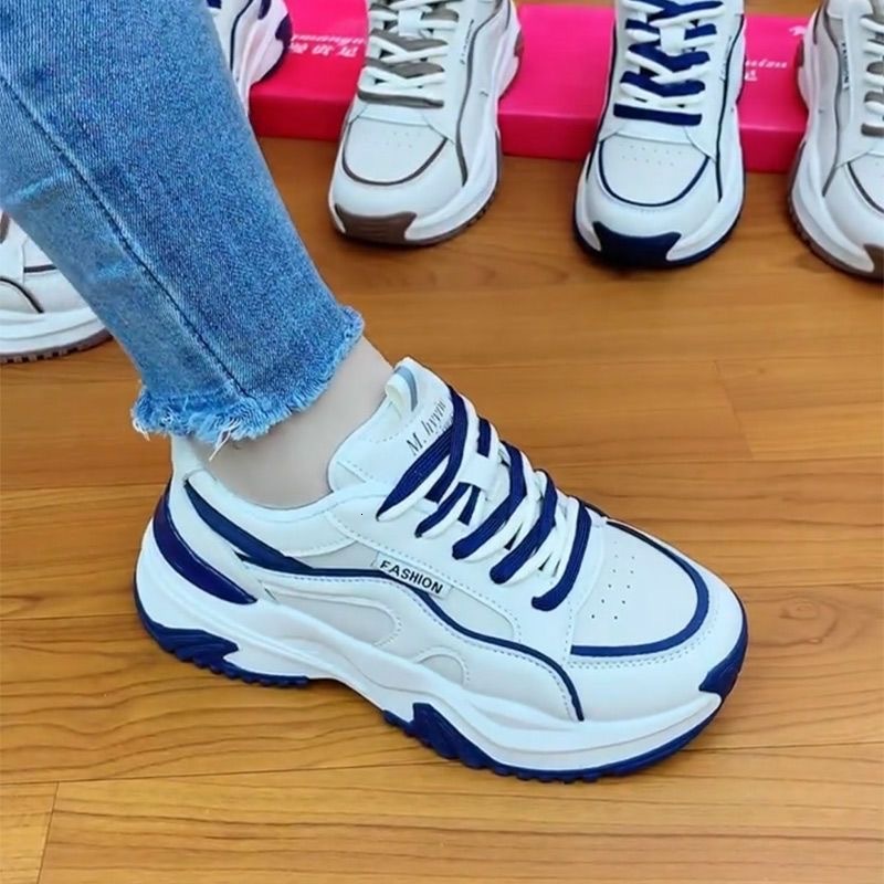 Ddmysports Thick Soled Dad Women New Sports Shoes For Spring And Autumn Versatile Casual Anti Slip Super Popular Instagram Trend Outdoor Shoes
