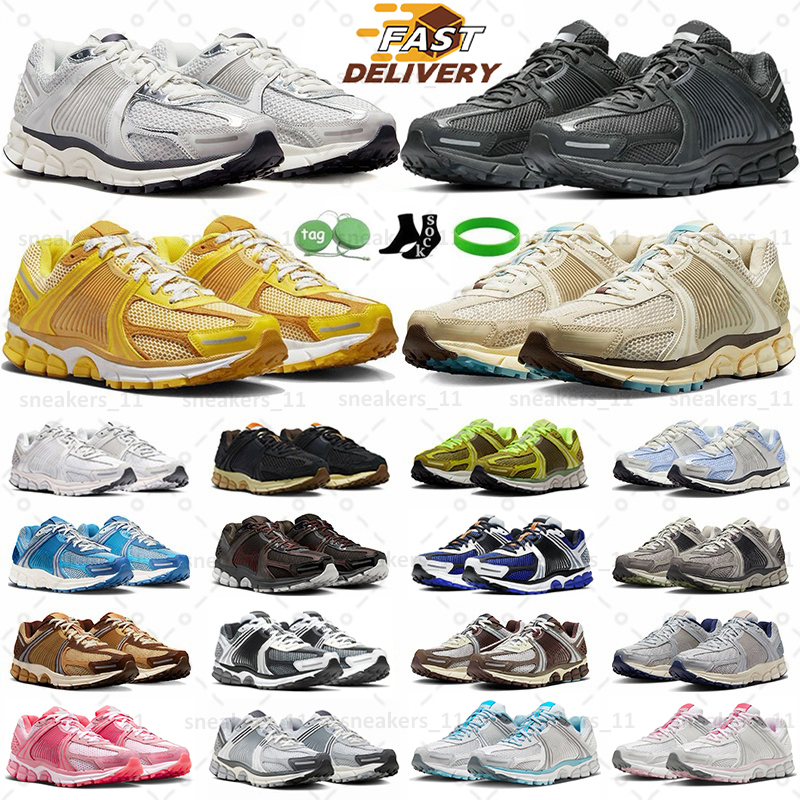 Top Designer Vomero 5 mens women running shoes Photon Dust Pink Metallic Gold Thunder Blue Cream Triple Black Vomeros Dhgate Sneakers Trainers Shoe 36-45