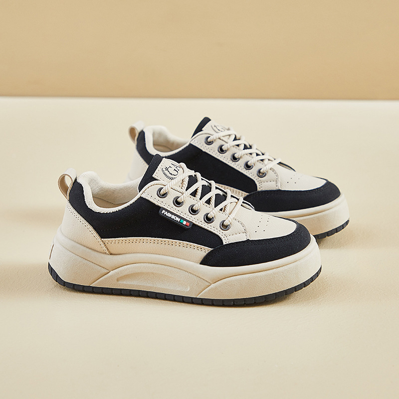 Women's running sports thick soled height increasing comfortable casual shoes