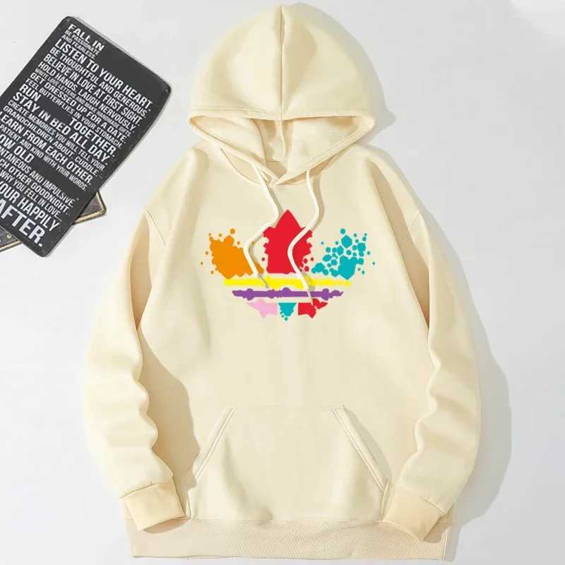 Mens sportswear Pullover black graphic printing daily sports holiday printing clothing hooded sweatshirt long sleevedW240724