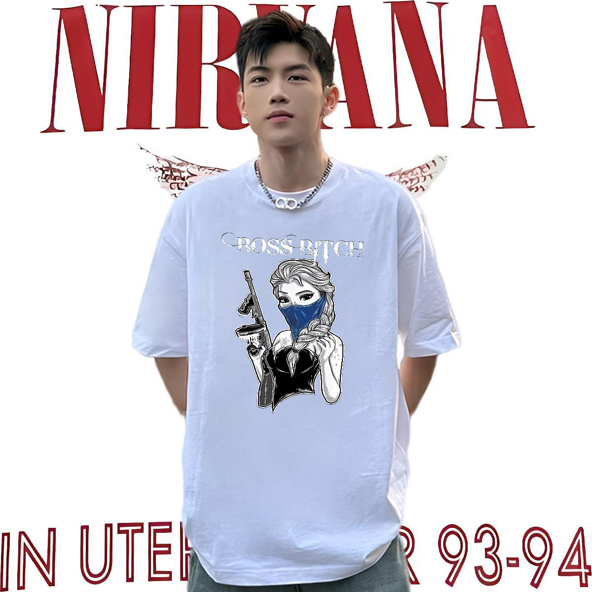 Factory Direct Men T Shirts portrait Tops 230g Cotton Summer Casual TOP Quality Custom Print Plus Size Short Sleeve Soft Men Tops Tees