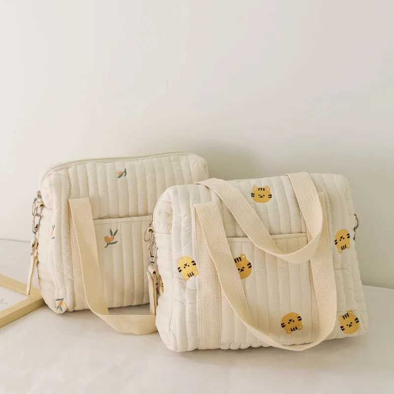 Baby stroller new maternity bag cotton embroidery cartoon urine bag bear rabbit lightweight baby sleeping bag W240812