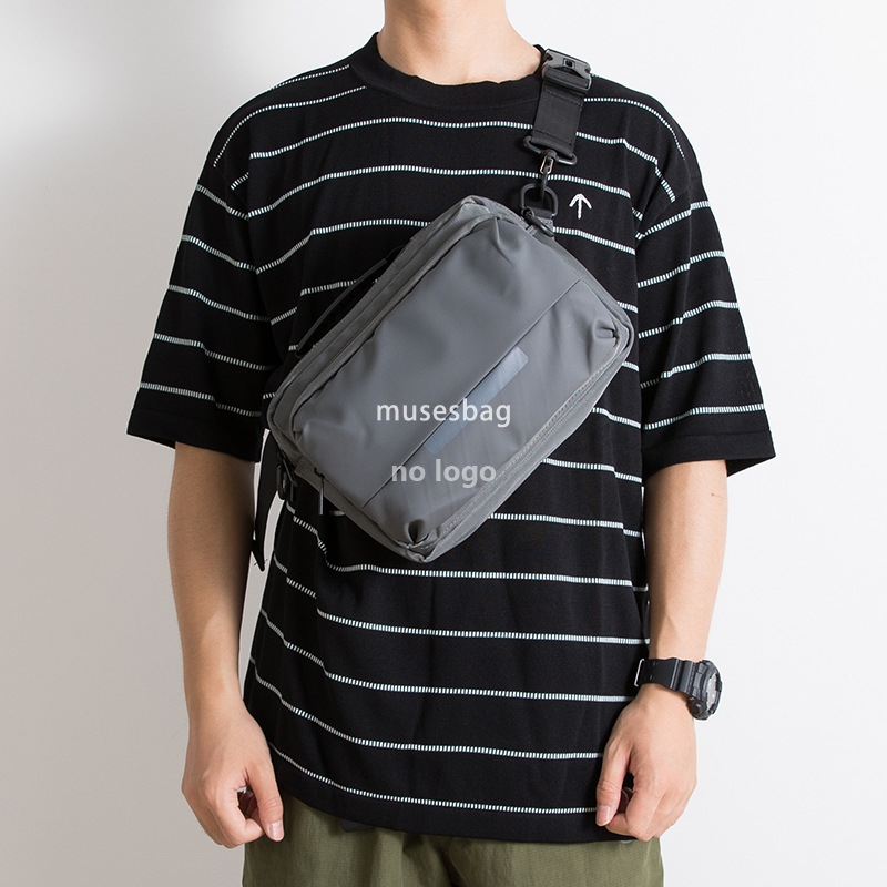 Japanese simple shoulder bag Men's casual cross-body bag Waterproof trend camera bag Business messenger bag Chest bag