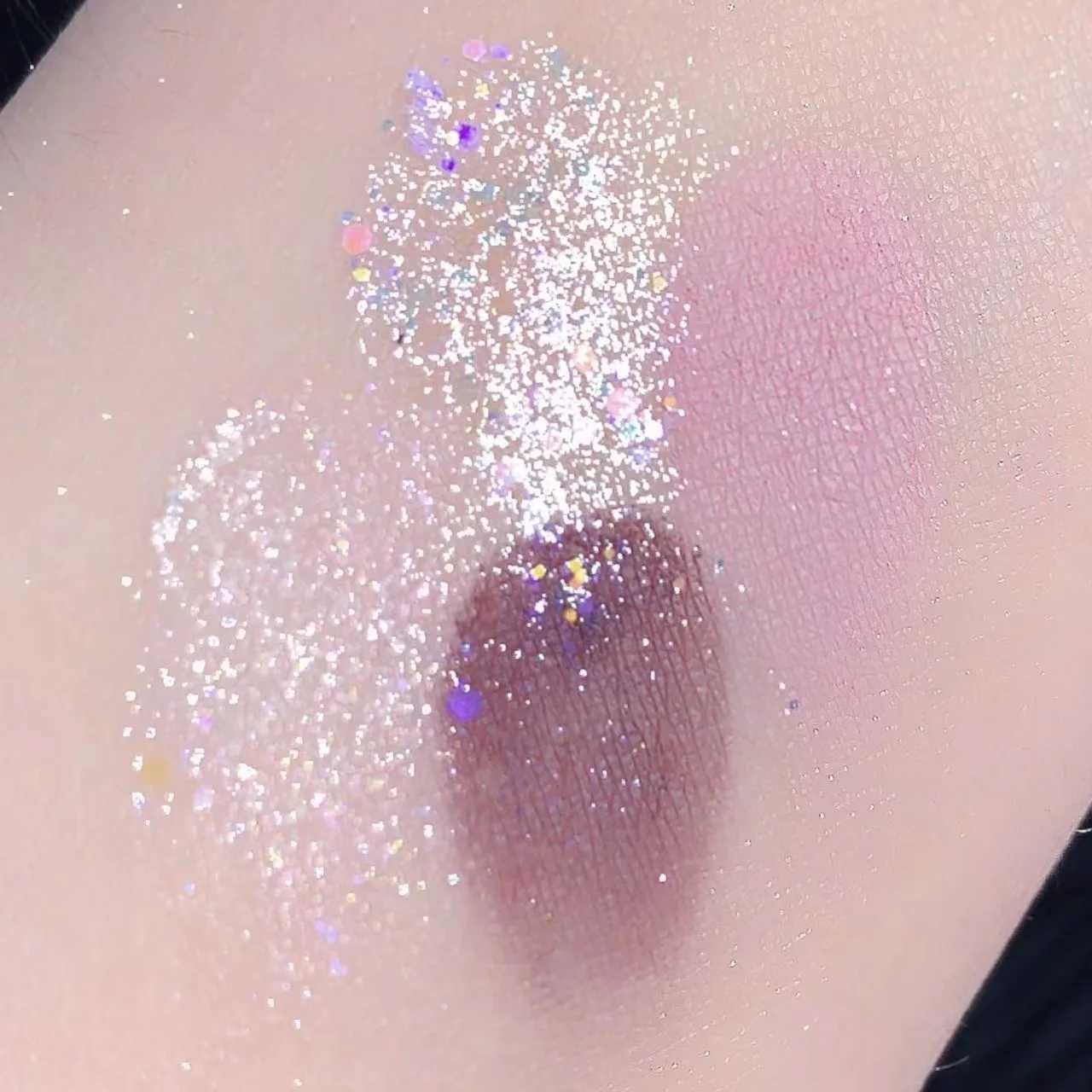 4-color matte eye shadow palette easy to color bare luminous eye shadow tray pigment luminous eye shadow makeupW241212