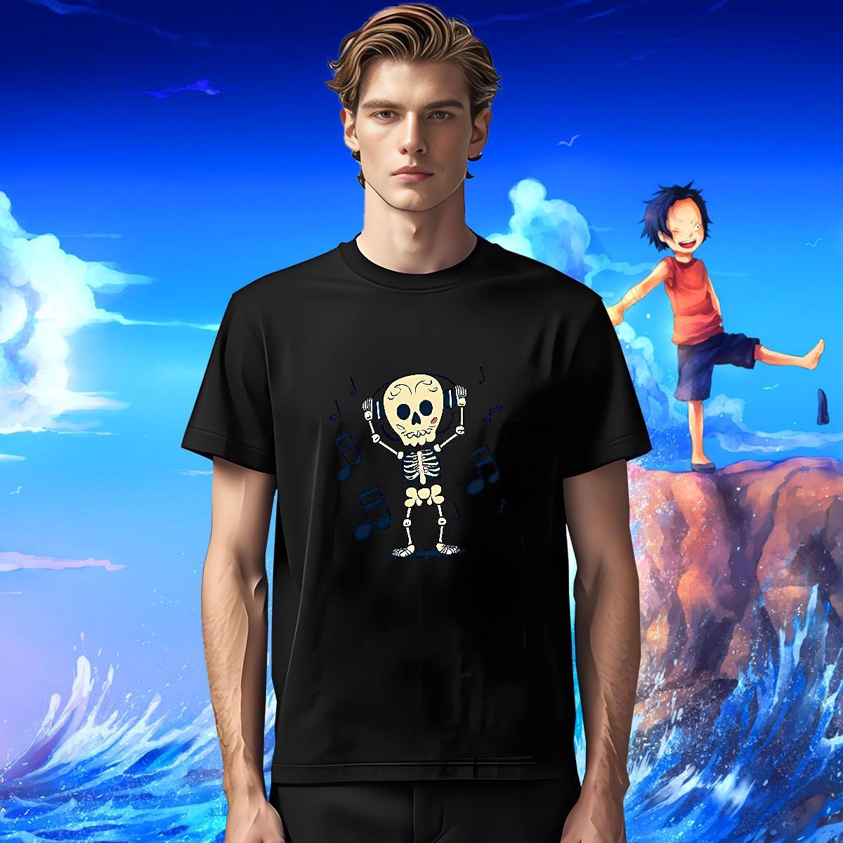 New Designer Men T Shirts skull Top Tees 230g Pure Cotton Sports Casual Classic DIY Printed Round Neck Short Sleeve Men Tops Tees