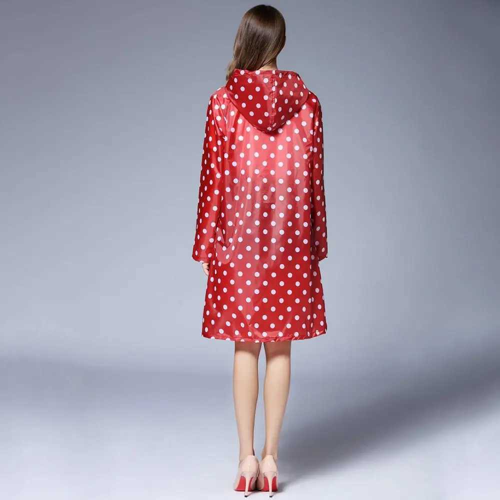 29 Girl Lady Hooded Raincoat Outdoor Travel Waterproof Riding Cloth Rain coat for Women Poncho Long Rainwear raincoat jacket Y240810