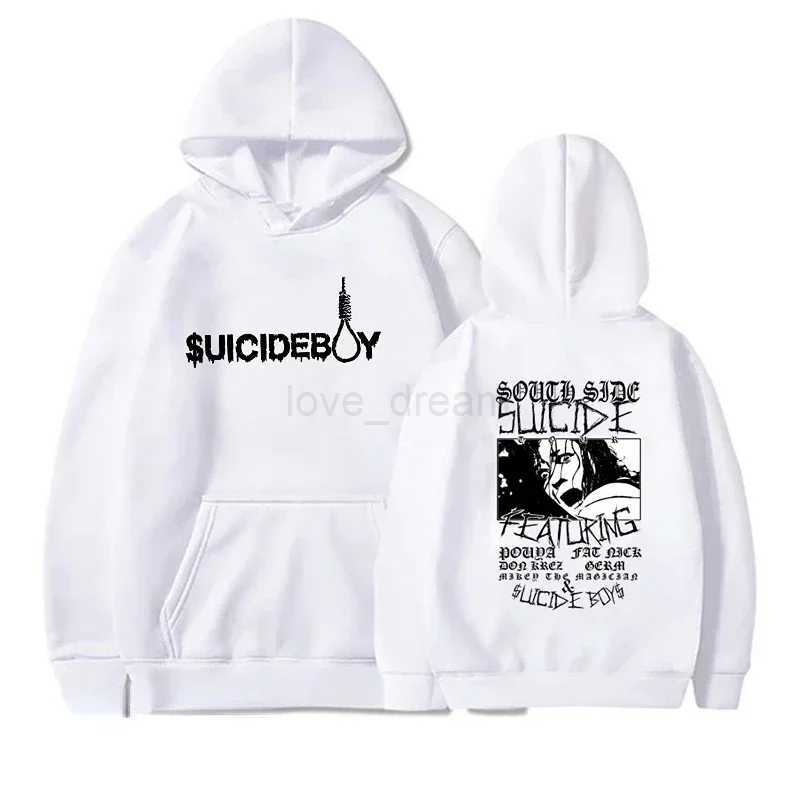 Vintage Suicideboy Hooded SweatShirt Men Women Harajuku Grey Day Rapper Hip Hop Streetwear Mens Hoodies Pullover Hot SaleXJ240812