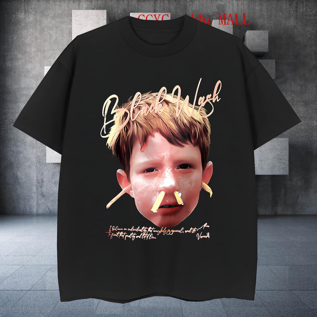 Customized 230g 100% Cotton T Shirts Men portrait Street Casual Couples T Shirts Tees Crew Neck Breathable Loose Fit Oversized